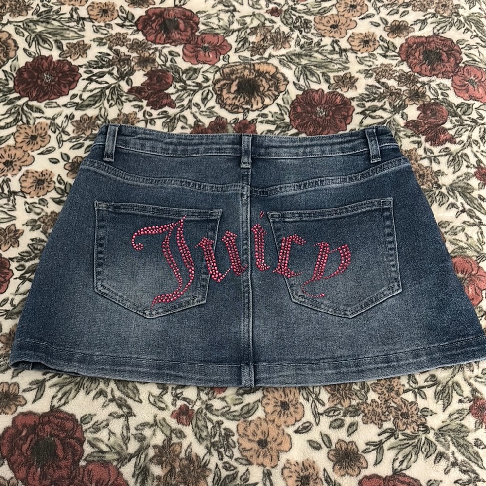 Juicy Couture Blue Mini Skirt Casual Chic